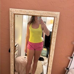 Lululemon Athletica Yellow Tank Top
